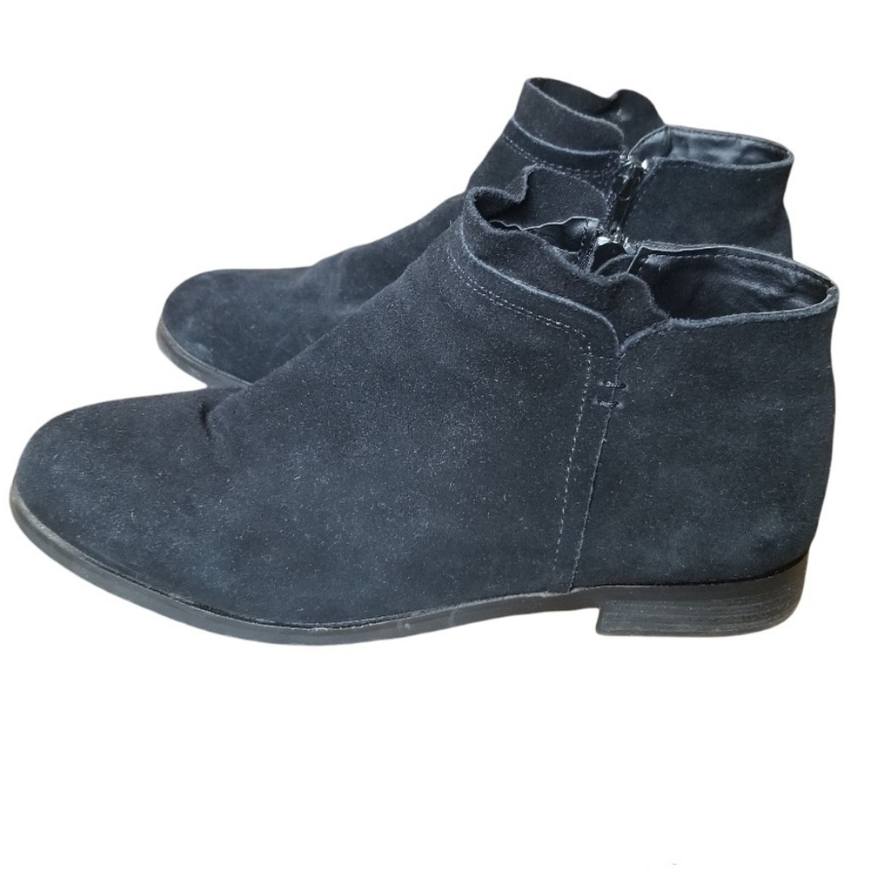 Steve Madden | Black Suede Ankle Booties, Size 10